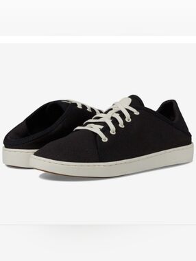 OluKai Pehue Li  Black Sneakers